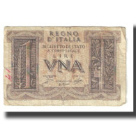 Billet, Italie, 1 Lira, KM:26, TB - Regno D'Italia – 1 Lire