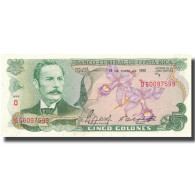 Billet, Costa Rica, 5 Colones, 1990, 1990-01-24, KM:236d, SUP+ - Costa Rica