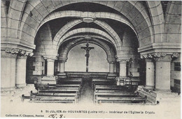 44  Saint Julien De  Vouvantes  - Interieur De L'eglise  La Crypte - Saint Julien De Vouvantes