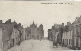 44  Saint Julien De  Vouvantes  - Rue Principale - Saint Julien De Vouvantes