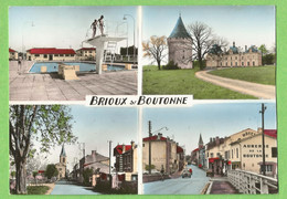 A150  CP  BRIOUX-sur-BOUTONNE  (Deux-Sèvres)   La Piscine - Château De MELZEAR - Champ De Foire Et Piscine - Entrée De L - Brioux Sur Boutonne