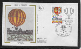Thème Montgolfières - Ballons - France - Enveloppe - TB - Luchtballons