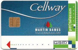 Netherlands - PTT Telecom - Cellway, Martin Dawes Telecomm., GSM Full ISO, Used Or Mint; - Cartes GSM, Prépayées Et Recharges