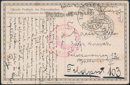 1915 Tábori Posta Képeslap 2 Db "S.M.S. SZIGETVÁR" Bélyegzéssel - Altri & Non Classificati