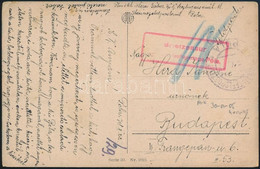 1918 Tábori Lap / Postcard "BRIEFZENSUR Der K.u.k. Seefliegerkorps Pola" + "MFP POLA" - Altri & Non Classificati