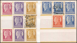 **, *, O 1928-1929 Szent István I-II. Bélyegek, Köztük Sorok Is, összesen 13 Db - Other & Unclassified