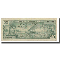 Billet, Nouvelle-Calédonie, 20 Francs, Undated (1944), KM:49, TB+ - Nouméa (Nuova Caledonia 1873-1985)