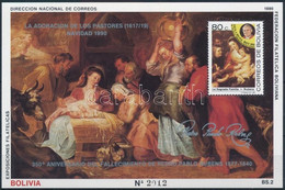 ** 1990 Rubens Festmény Blokk Mi 187 - Other & Unclassified