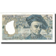 France, 50 Francs, Quentin De La Tour, 1976, SUP, Fayette:67.1, KM:152a - 50 F 1976-1992 ''Quentin De La Tour''