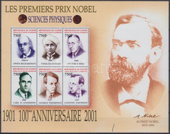 ** 2002 100 éves A Nobel-díj Kisív Mi 3826-3831 - Autres & Non Classés