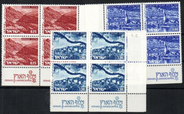 ** 1974 Tájak Tabos Sor Négyestömbben Mi 623 Y-625 Y - Altri & Non Classificati