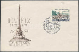 1954 JUFIZ Bélyegkiállítás Mi 750 FDC - Other & Unclassified