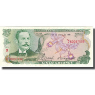 Billet, Costa Rica, 5 Colones, 1990, 1990-01-24, KM:236d, SUP - Costa Rica