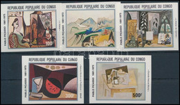 ** 1981 Picasso, Festmény Vágott Sor, Picasso, Painting Imperforated Set Mi 827-831 - Andere & Zonder Classificatie