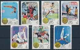 ** 1984 Nyári Olimpia érmesei Sor Mi 710-716 - Autres & Non Classés