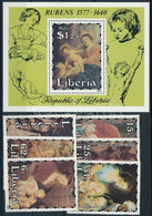 ** 1984 Rubens Sor Mi 1298-1303 + Blokk Mi 107 - Andere & Zonder Classificatie