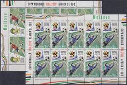 ** 2010 FIFA VB, Dél-Afrika Kisív Sor Mi 706-707 - Andere & Zonder Classificatie