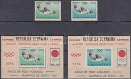 ** 1964 Nyári Olimpia, Tokió Bélyegek Mi 739, 745 + Blokkpár Mi 21-22 - Andere & Zonder Classificatie