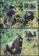 1985 WWF: Gorilla Sor 4 Db CM-en Mi 1292-1295 - Autres & Non Classés
