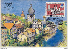 WAIDHOFEN An Der Ybbs, FDC - Maxi Card, Maximum, 80 Jahre WAIDHOFEN An Der Ybbs, BM Werbeschau - Waidhofen An Der Ybbs