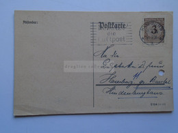 D178861  Deutsches Reich  - Postkarte - 1924  Hamburg  William Hoops - Sonstige & Ohne Zuordnung