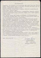 1952 Győr, Vidor György Hangversenymester életrajza, Aláírásával - Unclassified