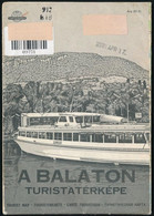 1986 Balaton Térkép, Bp., Cartographia, 1:40.000, 71x115 Cm+ 1979 A Balaton Turistatérképe, 1:80.000, 36x99 Cm - Autres & Non Classés