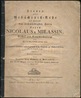 1811 Johann Nep. Schmidt V. Wallenstein: Trauer- Und Gedächtnissrede Auf Weiland Den Hochwürdigsten Herrn Herrn Nicolaus - Unclassified