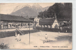 Château-d'Oex Tournoi De Lawn-tennis - Eglise Anglaise - VD Vaud