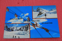 Aosta Cervinia Il Monte Cervino Matterhorn E La Funivia Vedutine Con Sciatori 1973 - Otros & Sin Clasificación