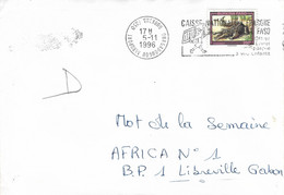 Burkina Faso 1996 Ouagadougou Aeroport Crocodil 250f Cover - Burkina Faso (1984-...)