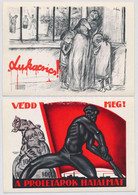 ** 10 Db MODERN Propaganda Motívum Képeslap / 10 Modern Propaganda Motive Postcards - Non Classificati