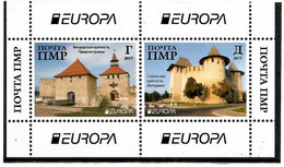 Moldova / PMR Transnistria . 2017  Europa CEPT .Castles.2v:A,B - Moldavia