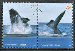 301 ARGENTINE 2002 - Yvert 2324/25 - Mammifere Marin Baleine - Neuf ** (MNH) Sans Charniere - Neufs