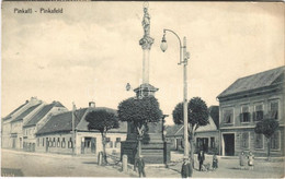 T2/T3 Pinkafő, Pinkafeld; Mária Szobor, Utca / Strasse, Mariensäule / Street, Statue (EK) - Ohne Zuordnung