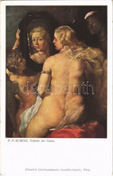 ** T2 Toilette Der Venus / Erotic Nude Lady Art Postcard. Fürstlich Liechtensteinshe Gemälde-Galerie Wien S: P. B. Ruben - Ohne Zuordnung