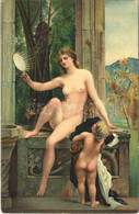 ** T2/T3 Die Wahrheit / Erotic Nude Lady Art Postcard. Stengel Litho S: P. J. A. Baudry (fl) - Ohne Zuordnung