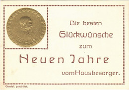 ** T2 Die Besten Glückwunsche Zum Neuen Jahre Vom Hausbesorger / New Year Greeting Card With Franz Joseph I Of Austria.  - Zonder Classificatie