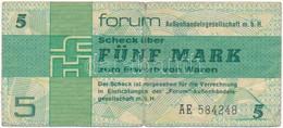 NSZK 1979. 5M "Külkereskedelmi Fórum" T:III,III- FRG 1979. 5 Mark +Forum Außenhandelsgesellschaft M.b.H." C:F,VG - Ohne Zuordnung
