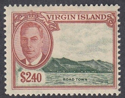 Virgin Islands, Scott #112, Mint Hinged, Road Town, Issued 1952 - British Virgin Islands