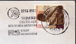 Germany Remscheid 1982 / 50 Years Of German Rontgen Museum, X Ray / Machine Stamp - Marcofilia - EMA ( Maquina De Huellas A Franquear)