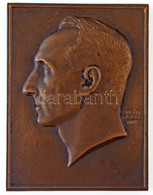 Berán Lajos (1882-1943) 1932. "Férfi Portré" Br Plakett (52,5x70mm) T:2 Ph. - Ohne Zuordnung