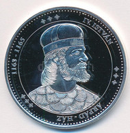 DN "Magyarország Keresztény Királyai / IV. István 1163-1165" Ag Emlékérem (20g/0.333/38,36mm) T:PP - Ohne Zuordnung