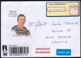 Czech Republic Prostejov 2014 / Machine Stamp, ATM, Label / R Letter - Storia Postale