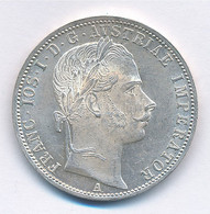 Ausztria 1861A 1Fl Ag "Ferenc József" T:1- Ph. Austria 1861A 1 Florin Ag "Franz Joseph" C:AU Edge Error  Krause KM#2219 - Non Classificati