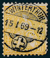 Heimat LU LITTAU Orange 20 Franco Sitting Helvetia - Other & Unclassified