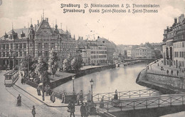 STRASBOURG-STRASSBURG-67-Bas-Rhin-Quai Saint-Nicolas Et Saint-Thomas-TRAM-TRAMWAY-Strassenbahn - Strasbourg