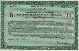 Titre Ancien - United States Of Mexico - Etats Unis Du Mexique - Titre De 1925 - - M - O