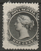 Nova Scotia 1860 Sc 8a  MH* - Unused Stamps