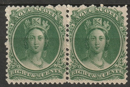 Nova Scotia 1860 Sc 11  Pair MNH** - Nuovi